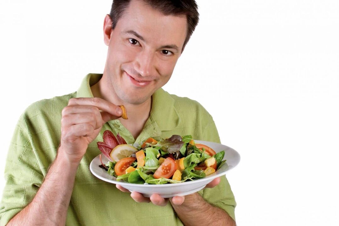 grøntsagssalat til mandlig styrke