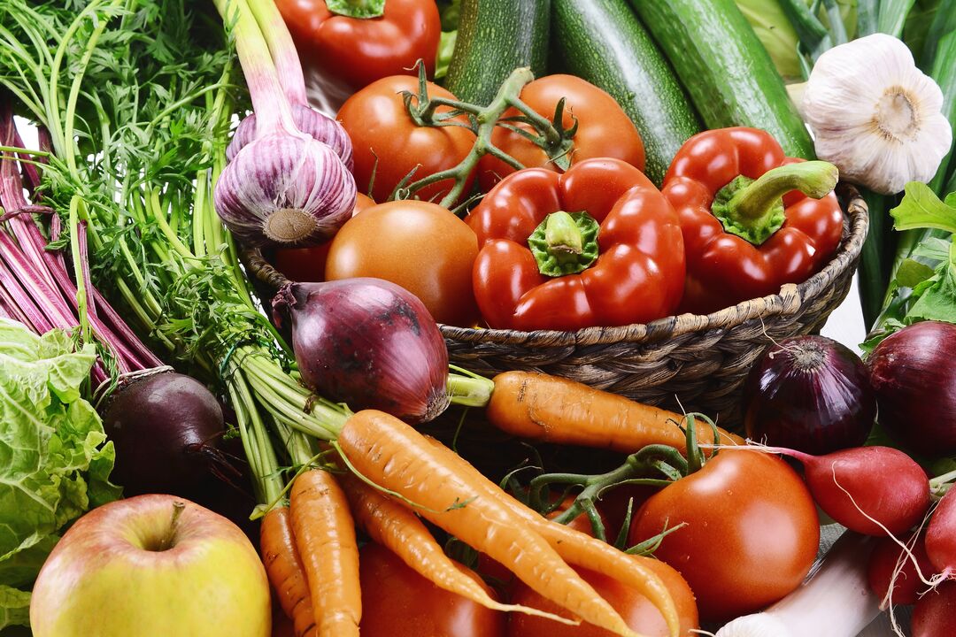 grøntsager og krydderurter for styrken